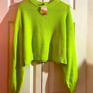 Crop top sweater